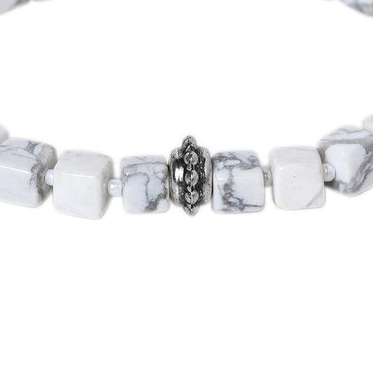 Howlite Stone Certified Gemstone Bracelet