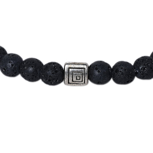 Lava Stone Certified Gemstone Bracelet