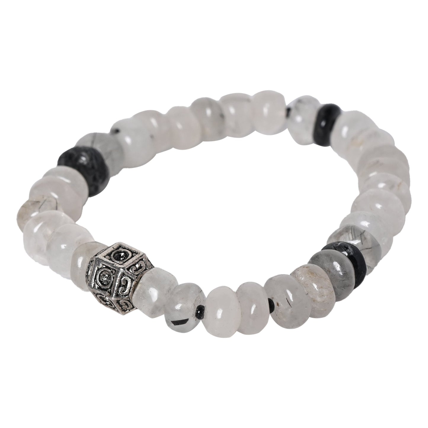Tourmalinated Certified Gemstone Bracelet