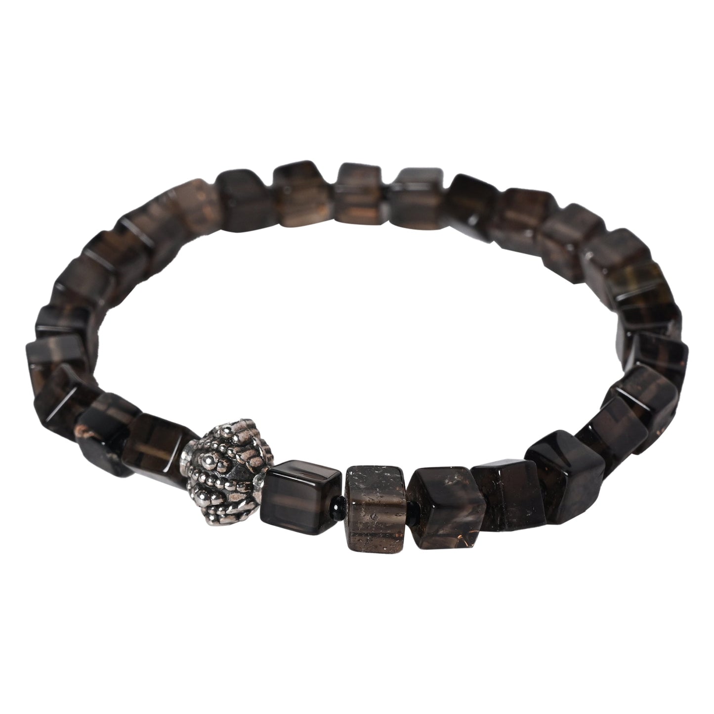 Smoky Quartz Stone Certified Gemstone Bracelet