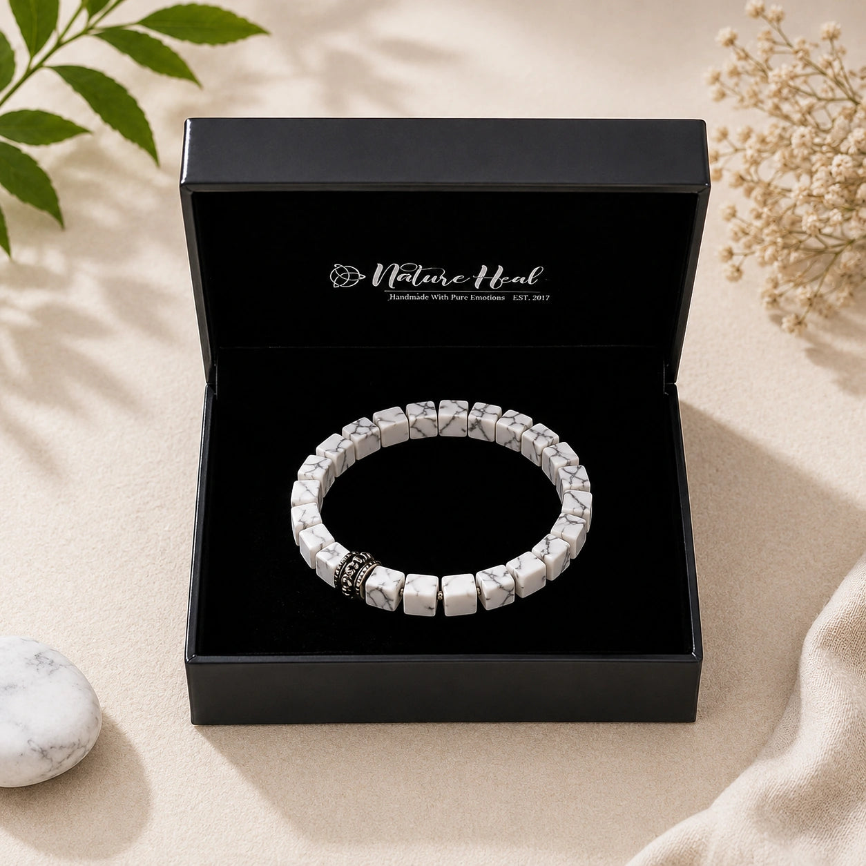HOWLITE_Spiritual Healing Crystal Bracelet