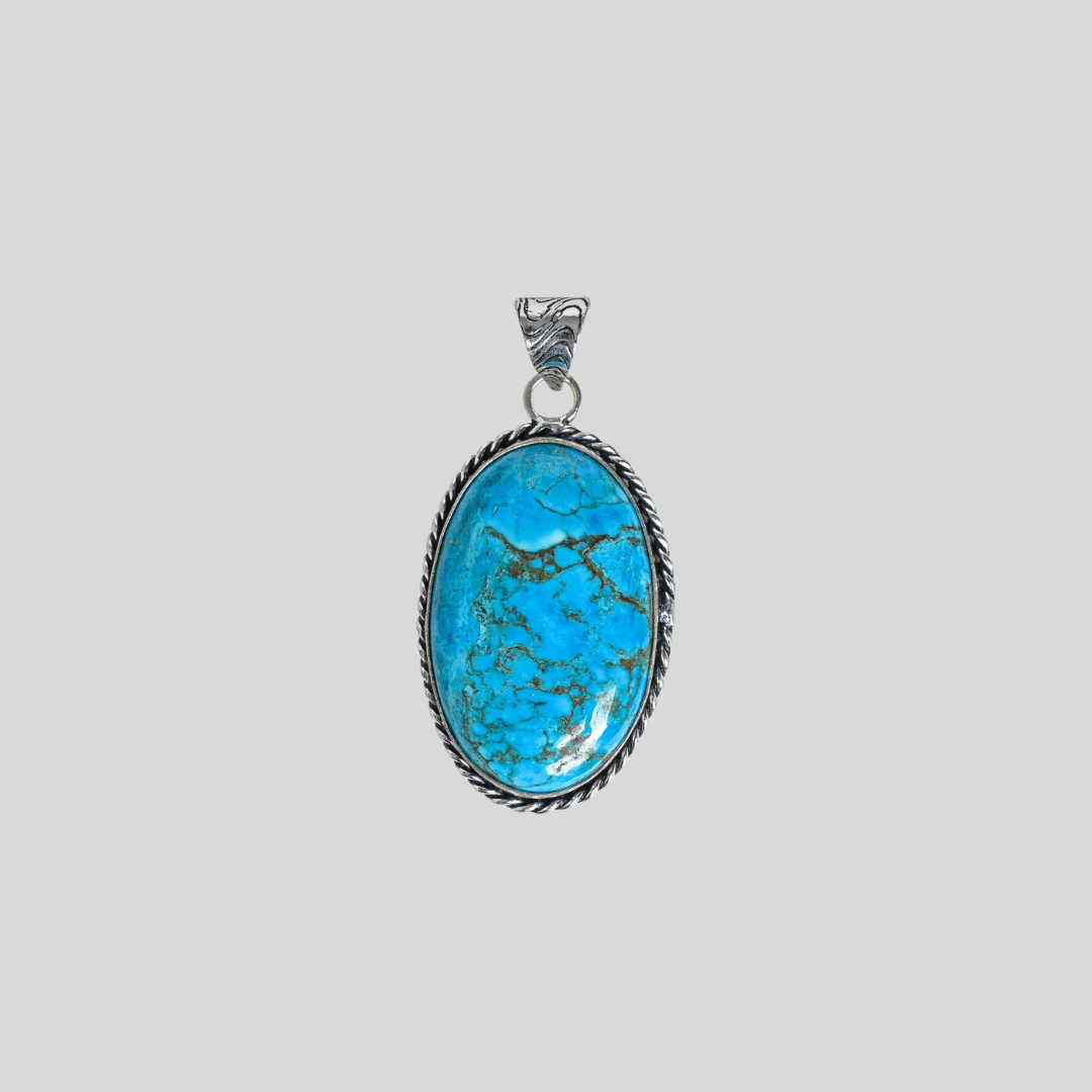 Turquoise healing Certified Gemstone Pendant
