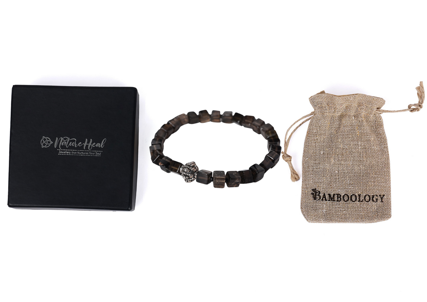 Smoky Quartz Stone Certified Gemstone Bracelet