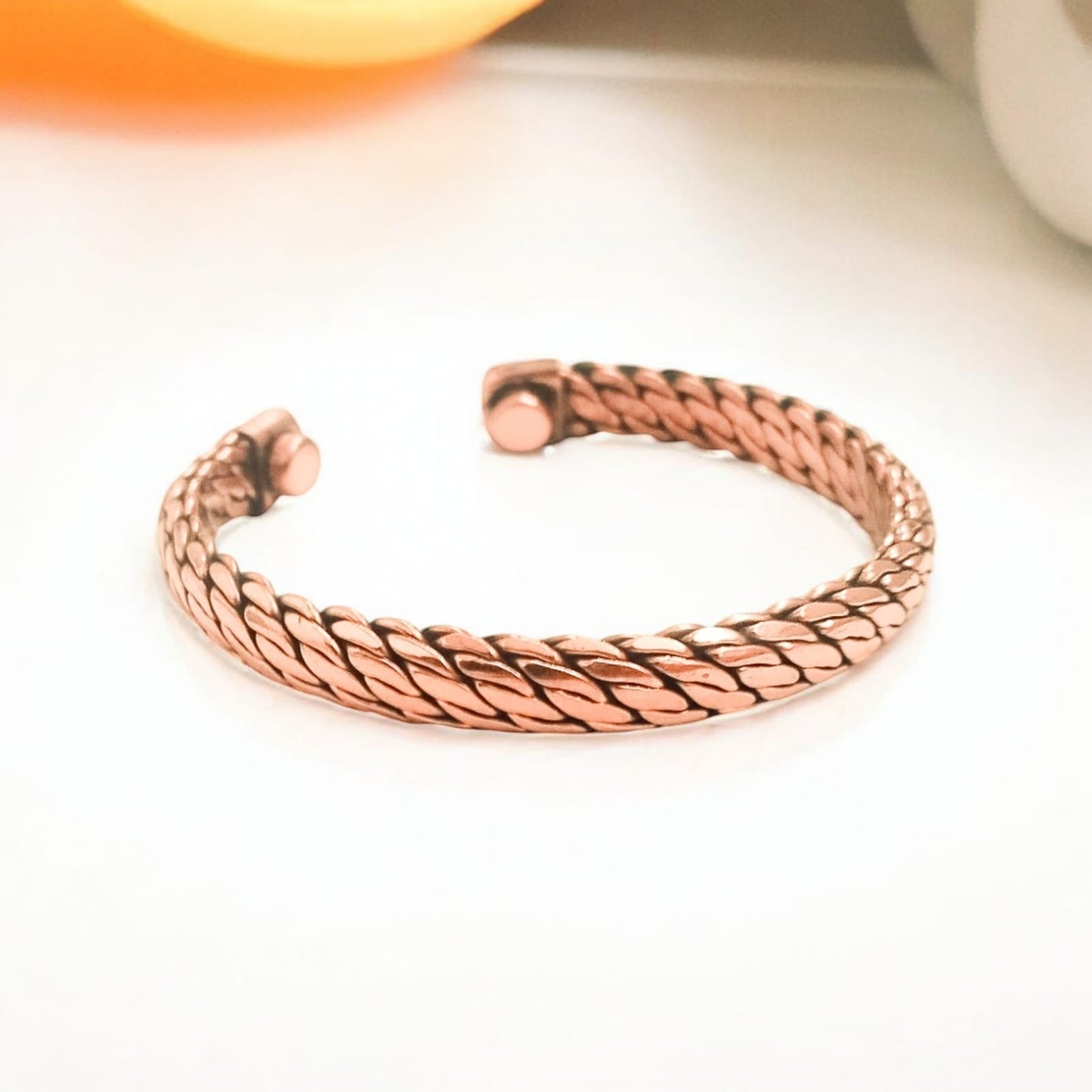 Rope Pure Copper Magnetic Therapy Band Adjustable with Powerful Magnets