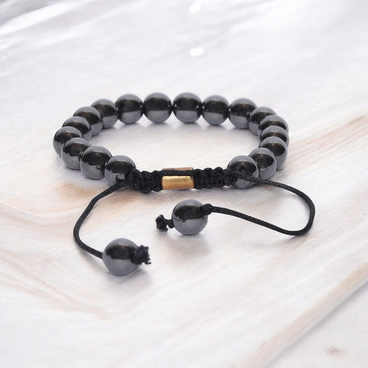 Real Hematite Stone Certified Gemstone Bracelet