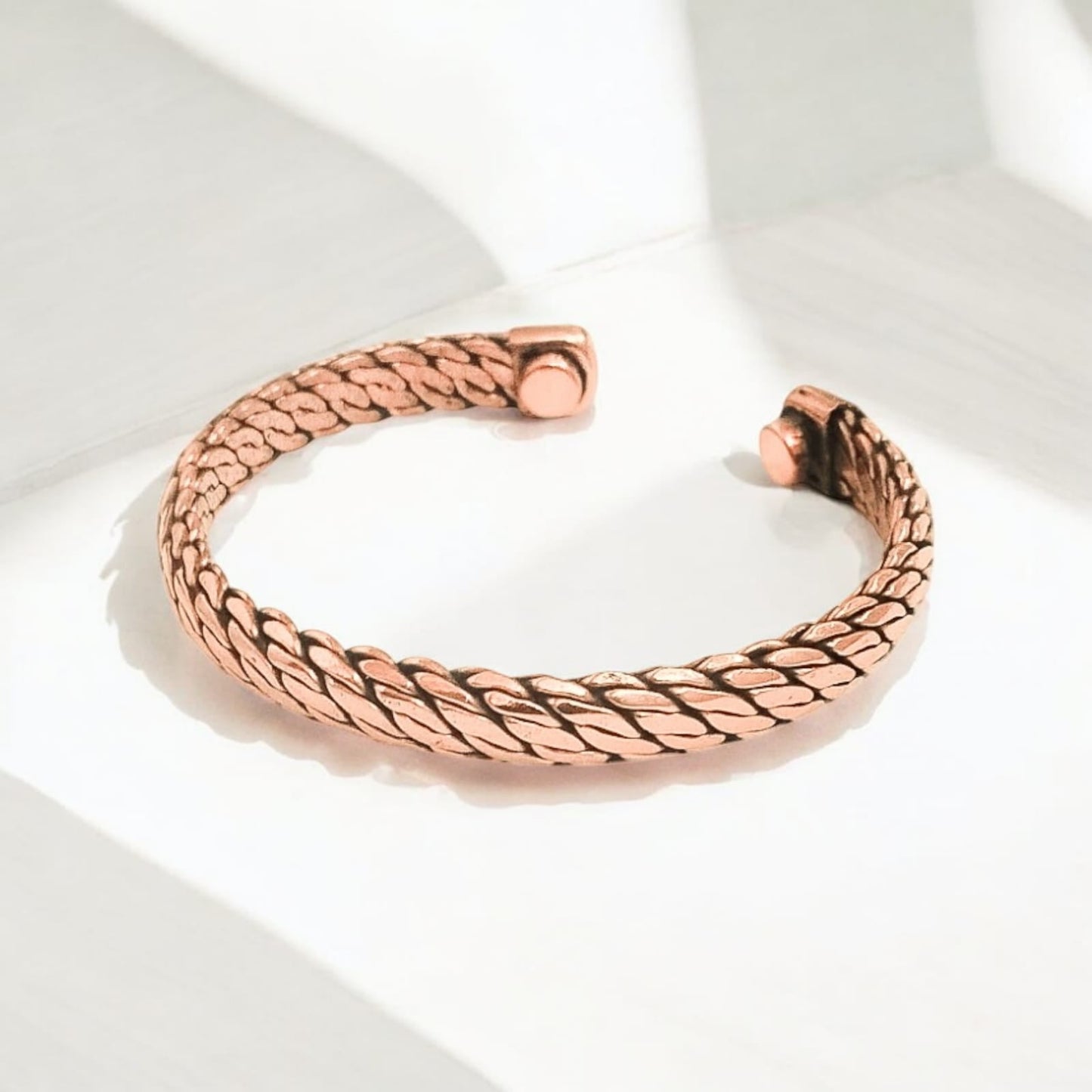 Rope Pure Copper Magnetic Therapy Band Adjustable with Powerful Magnets