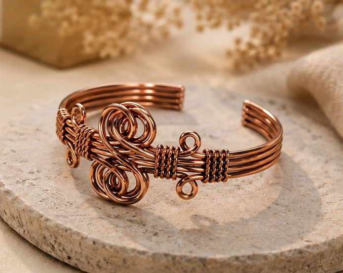 Designer Copper Kada with Ayurvedic Benefits