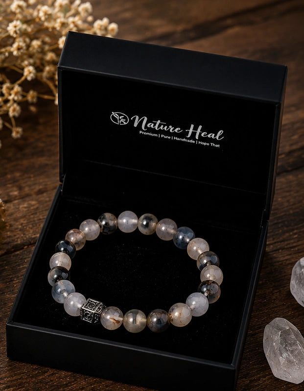 Natural Dragon Vine Stone Bracelet for Calmness & Positive Energy