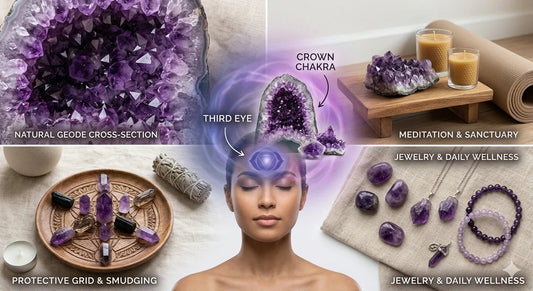 Amethyst Crystal Benefits for Sleep, Calm & Protection