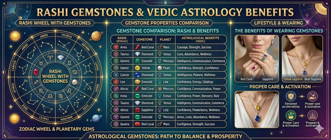 Birthstones vs. Rashi Stones: What’s the Difference?