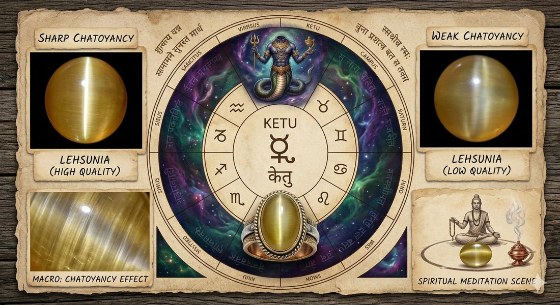 Cat's Eye (Lehsunia) Stone Benefits