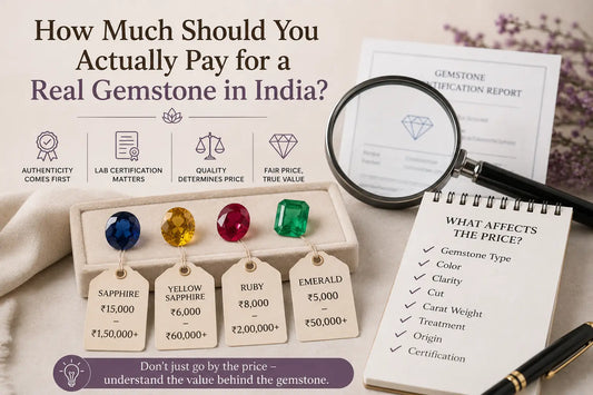 How much should you actually pay for a real gemstone in India