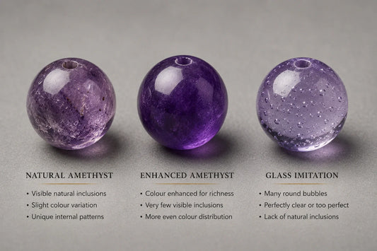 Natural vs treated vs synthetic gemstones