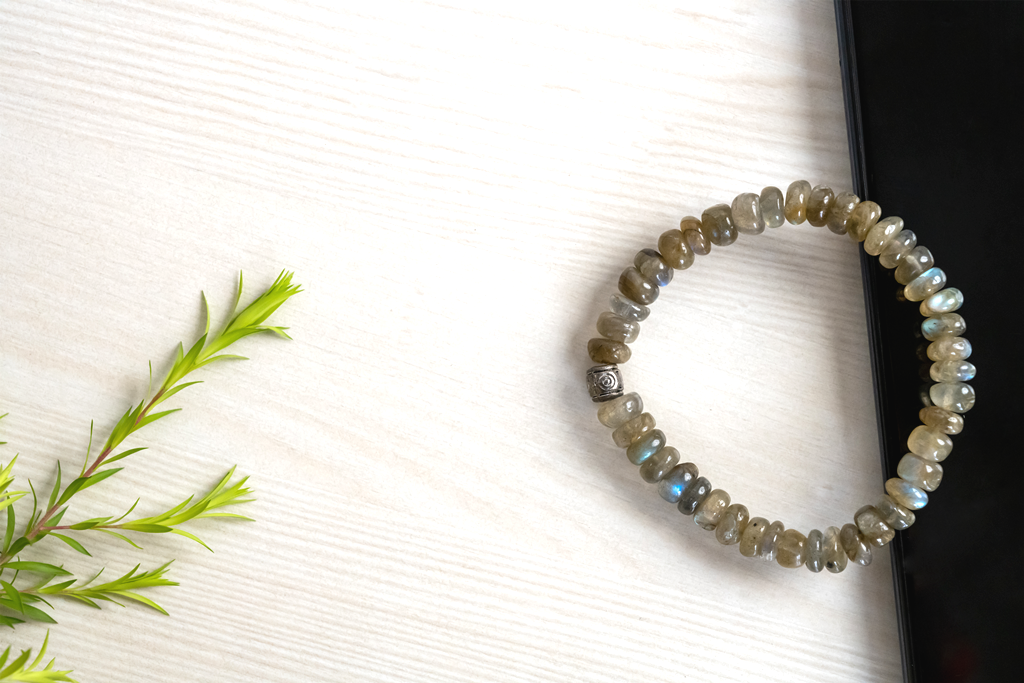 Original Labradorite Bracelet For Stress, Anxiety, Pain And Negative Energy