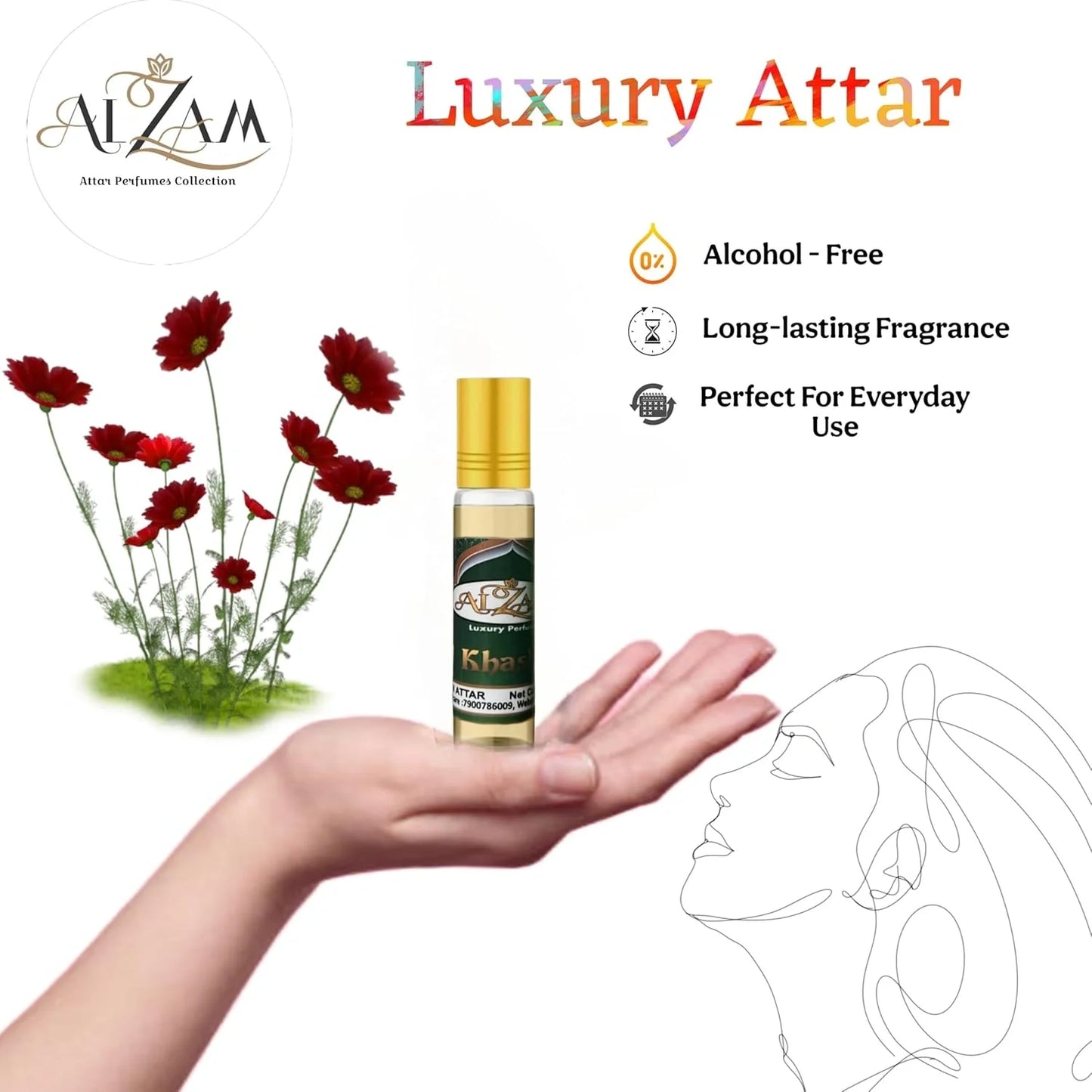 Al Khash Oud Attar – Long-Lasting Arabian Perfume Oil | 10ML Unisex