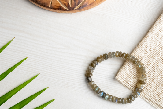 Original Labradorite Bracelet For Stress, Anxiety, Pain And Negative Energy