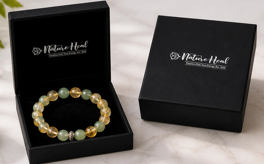 Aventurine and Citrine Bracelet for Career Success, Abundance & Manifestation