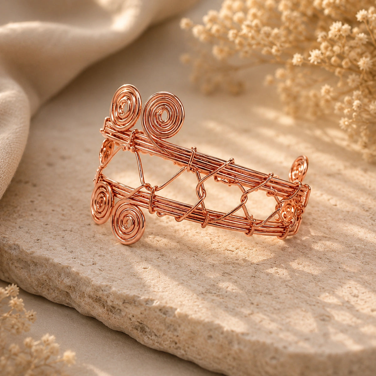 Premium Copper Kada handcrafted copper jewellery