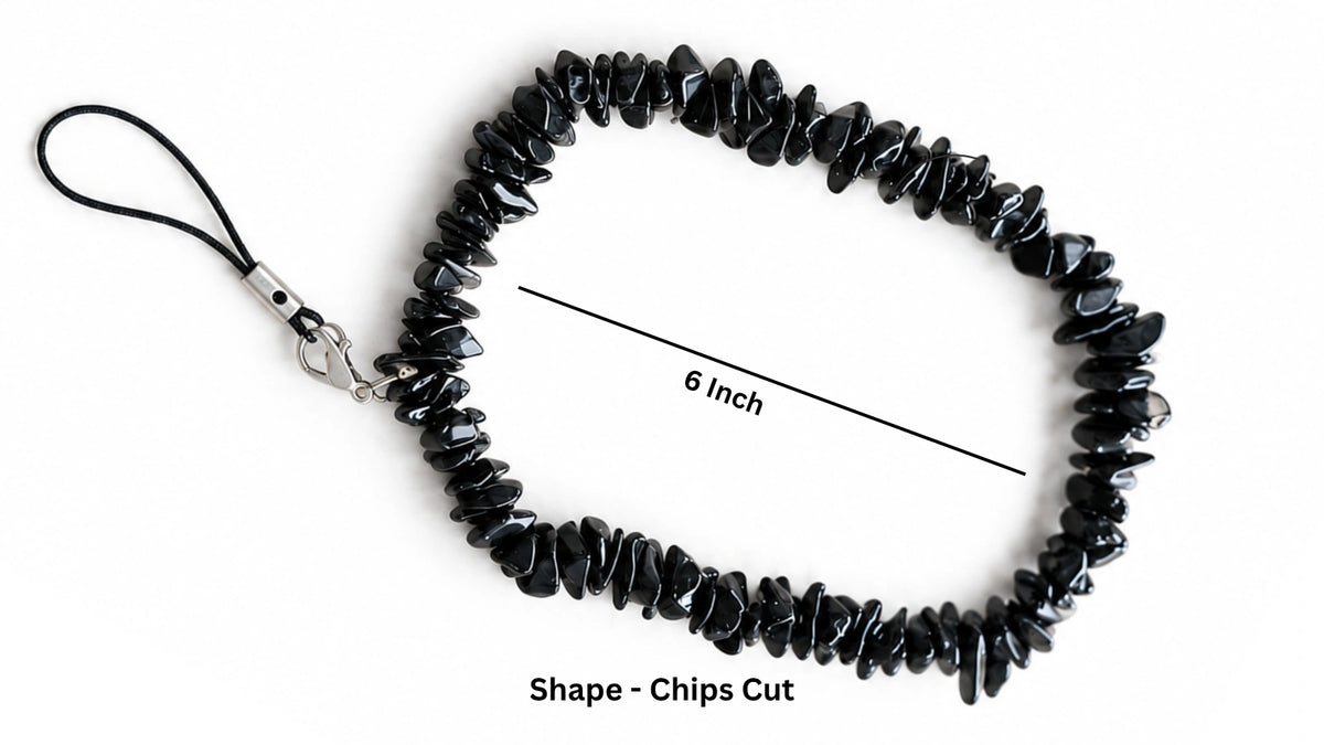 Black Obsidian Healing Charm for Protection & Energy