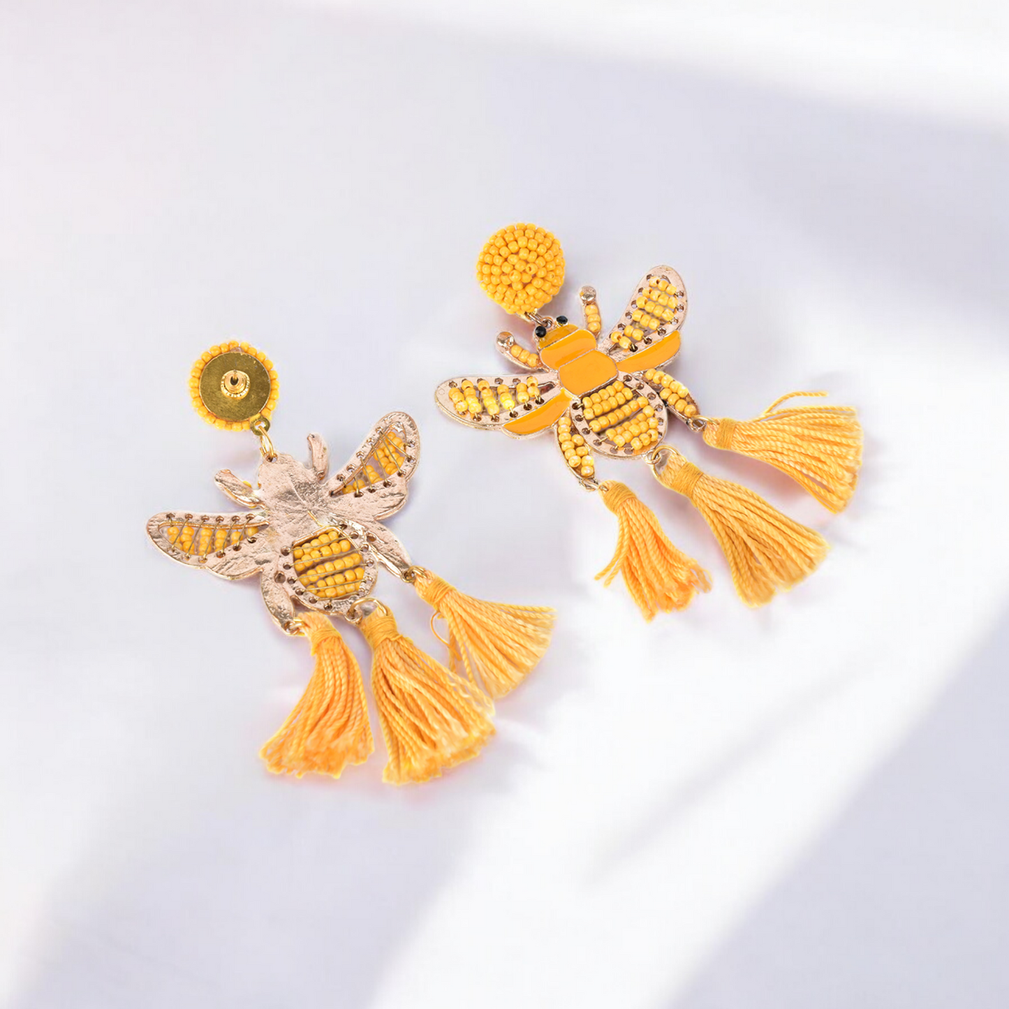 Boho Beaded Tassel Earrings for Bold Fashion