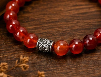 Carnelian Stone Certified Gemstone Bracelet – Confidence, Energy & Motivation