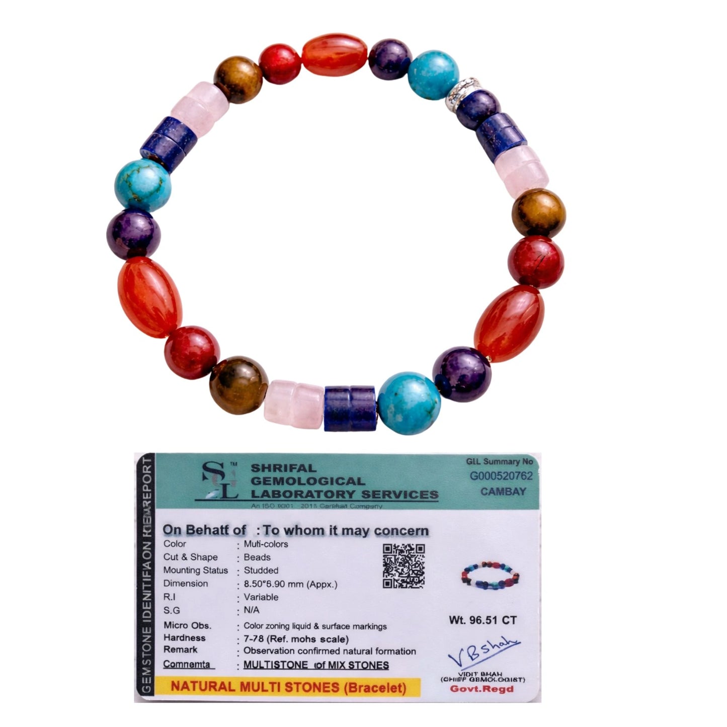 Certified Chakra Bracelet