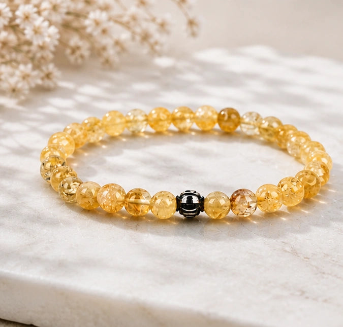 Certified Citrine Bracelet for Men & Women – Prosperity & Happiness Jewelry