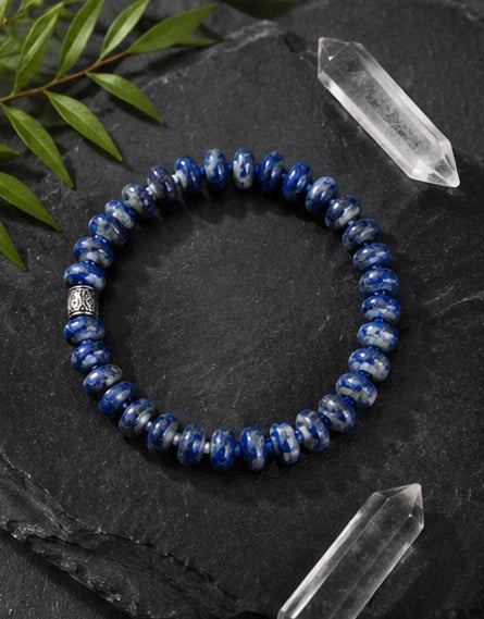 Certified Lapis Lazuli Bracelet for Positive Energy