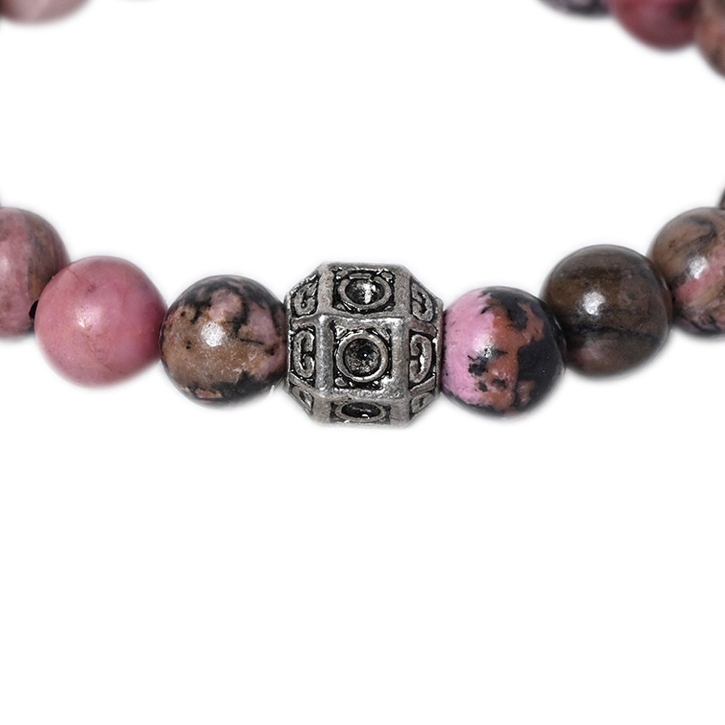 Certified Rhodonite Stone Bracelet