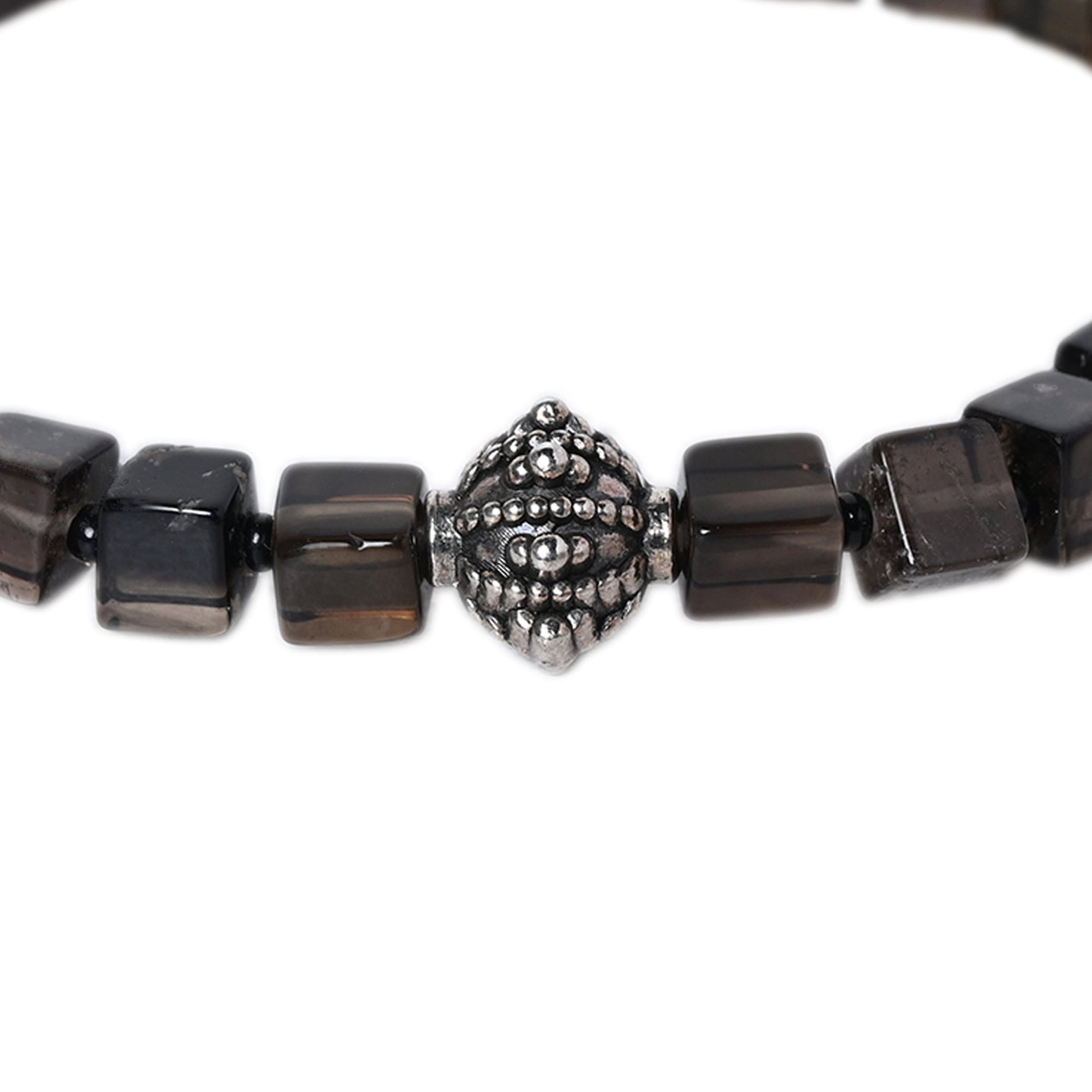 Certified Smoky Quartz Stone Bracelet