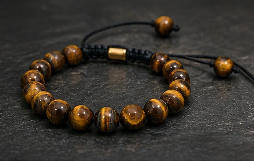 Certified Tiger Eye Bracelet – Confidence, Luck & Career Growth Stone