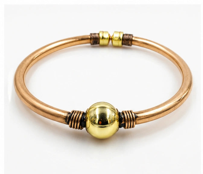 Copper Anklet Bracelet – Handmade Ethnic Foot Jewelry for Women & Girls