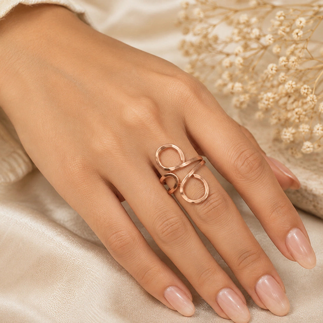 Copper Ring for Positive Energy & Balance