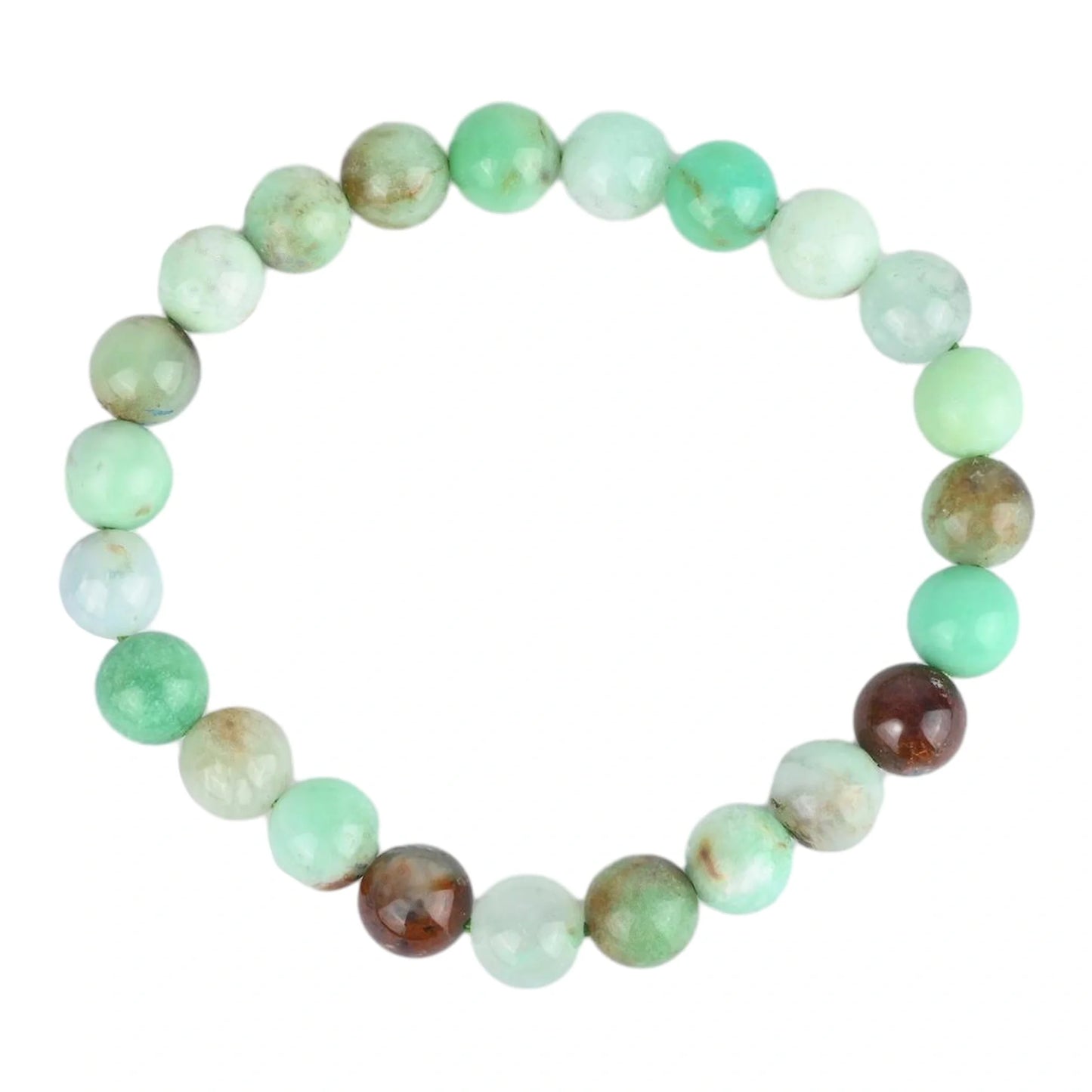 Natural Chrysoprase Bracelet – Healing, Abundance & Heart Energy