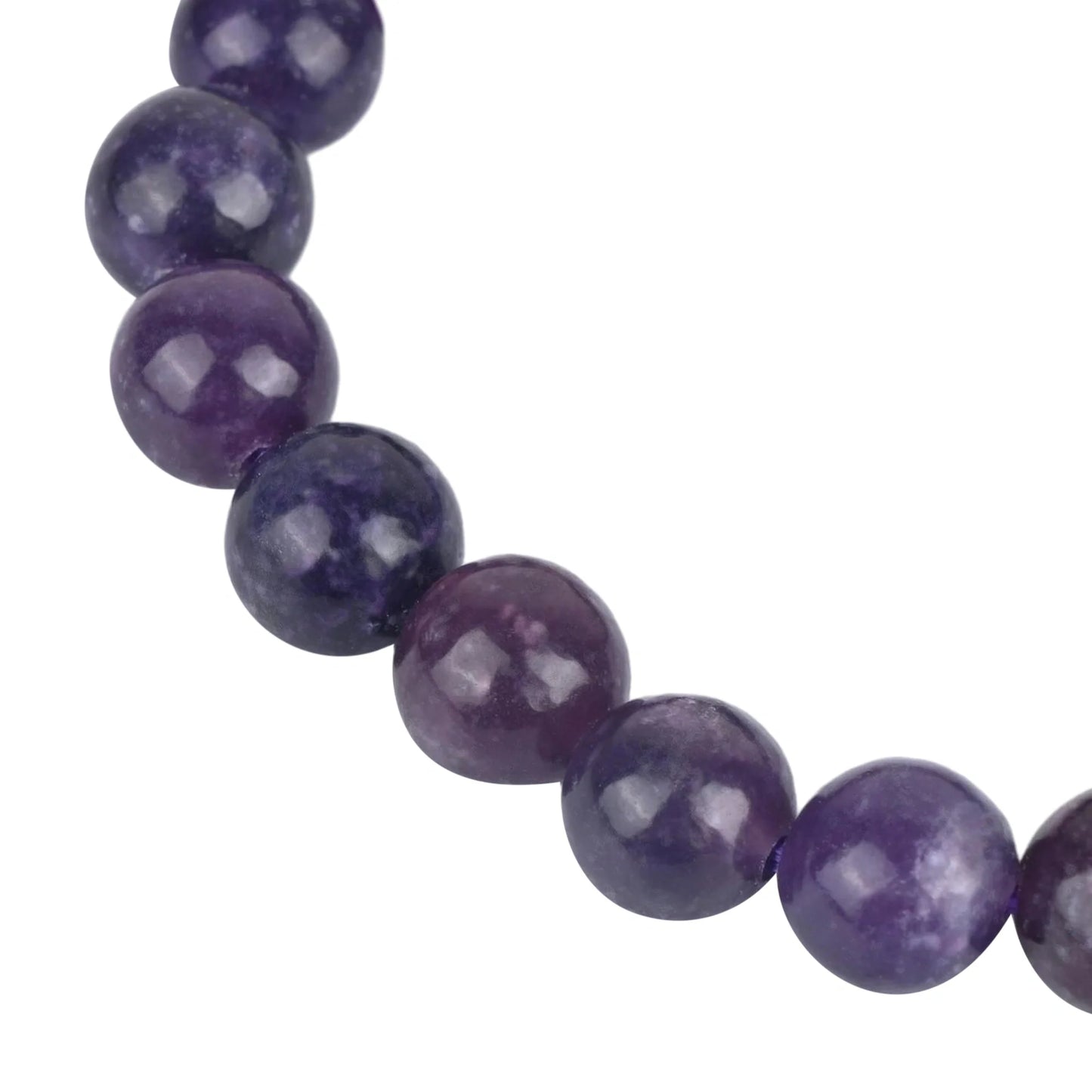 Real Lepidolite Bracelet for Anxiety Relief & Emotional Healing