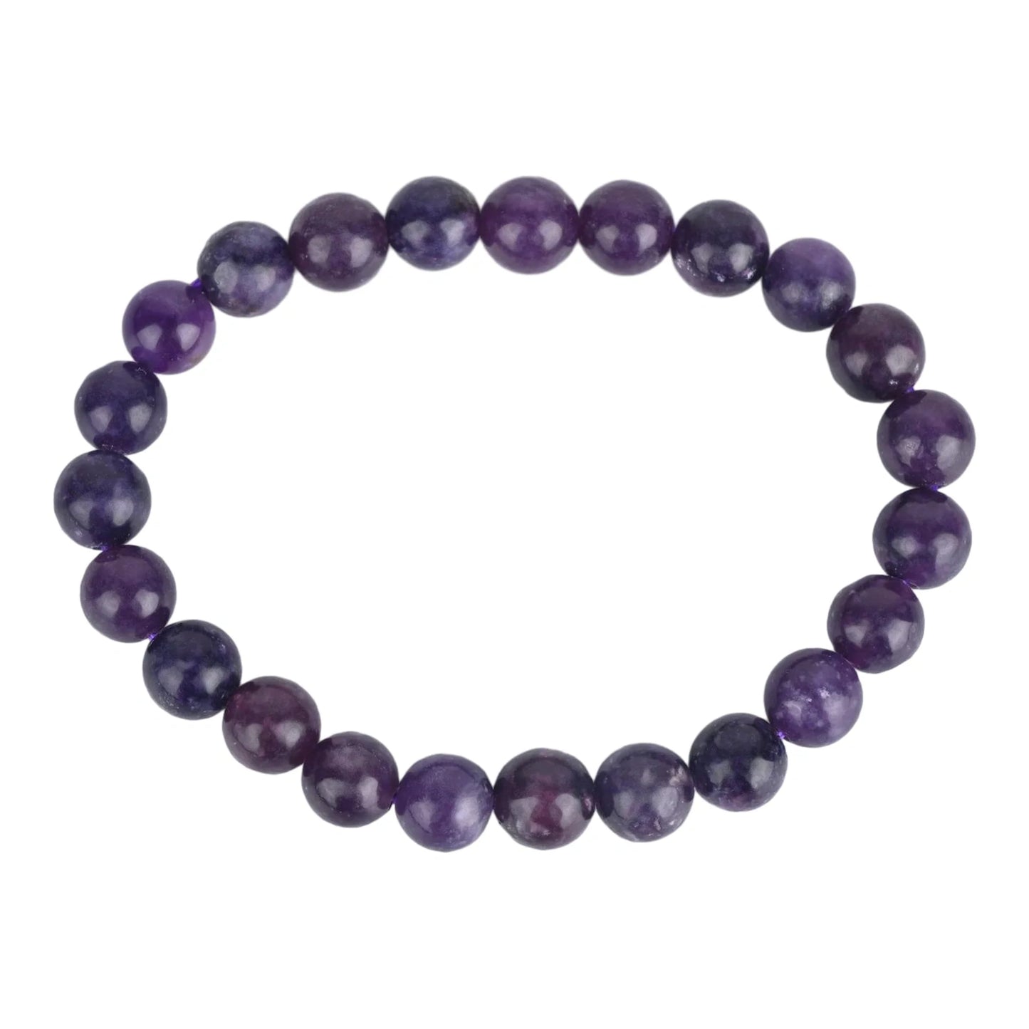 Real Lepidolite Bracelet for Anxiety Relief & Emotional Healing