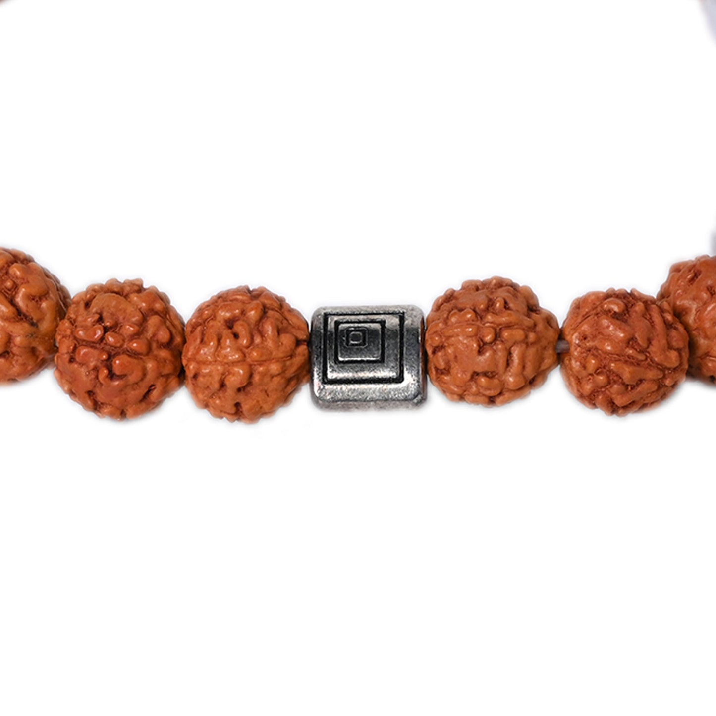 Natural Quartz and Rudraksha Stone Bracelet for Spiritual Balance