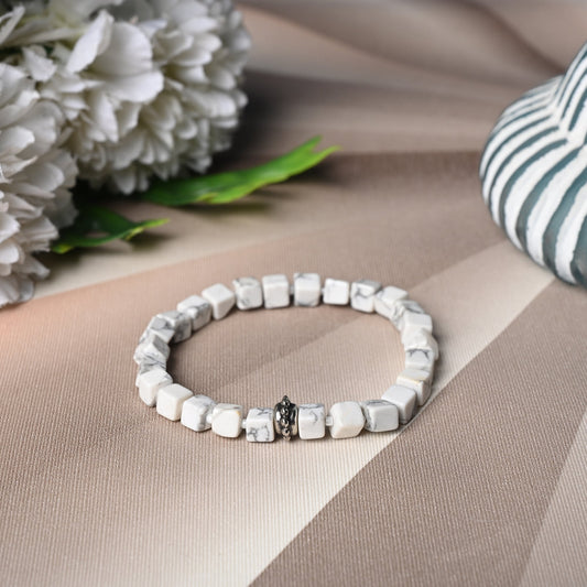Howlite Stone Certified Gemstone Bracelet