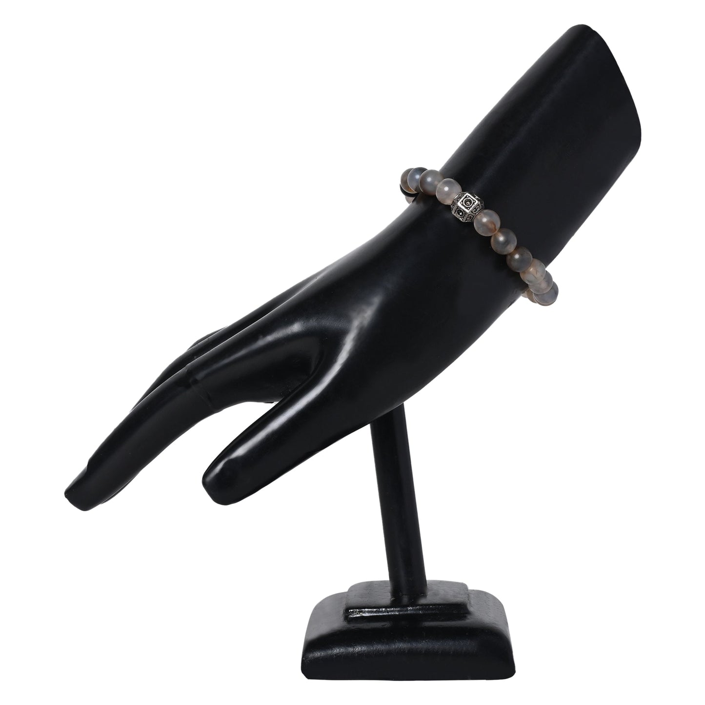 Natural Chalcedony Stone Bracelet for Calmness & Positive Energy