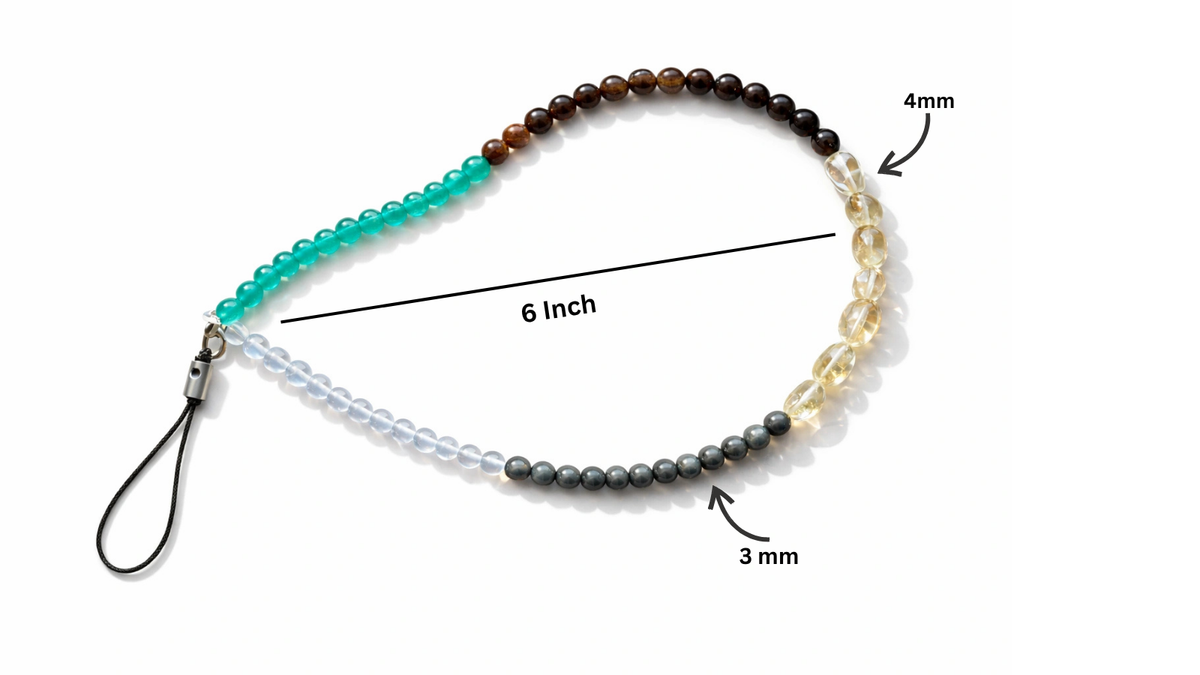 NatureHeal Dhanyog Gemstone Mobile Charm for Prosperity5