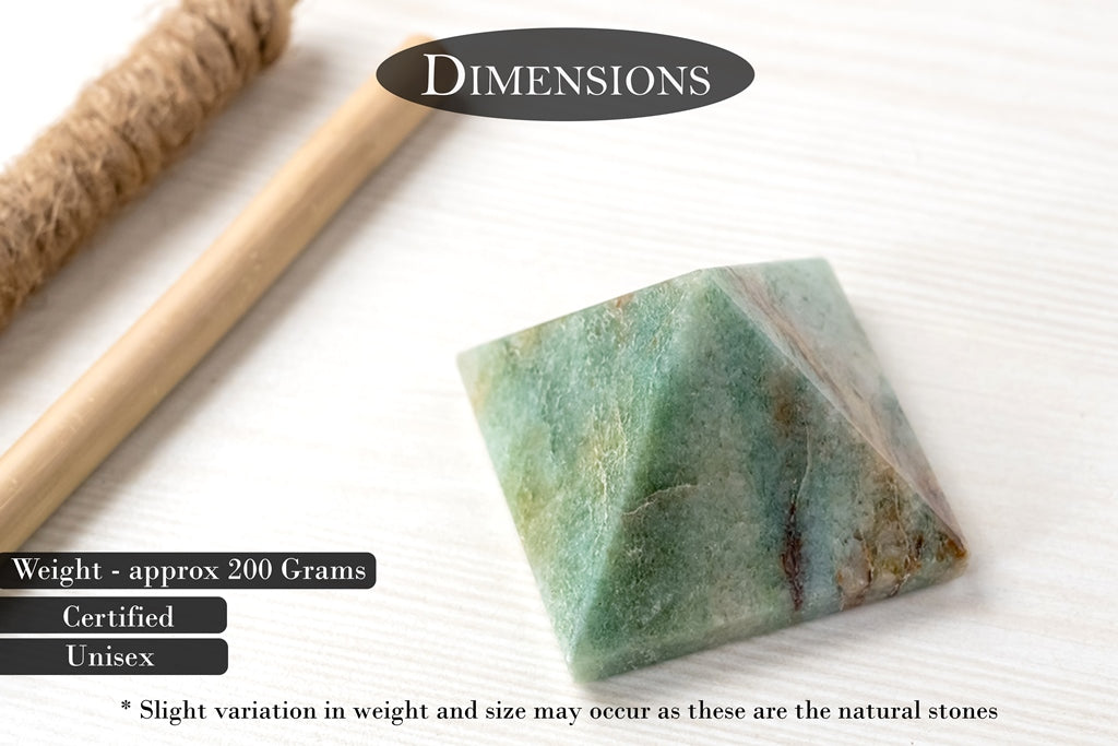 Green Aventurine Crystal Prism – Manifest Success, Joy & Emotional Balance