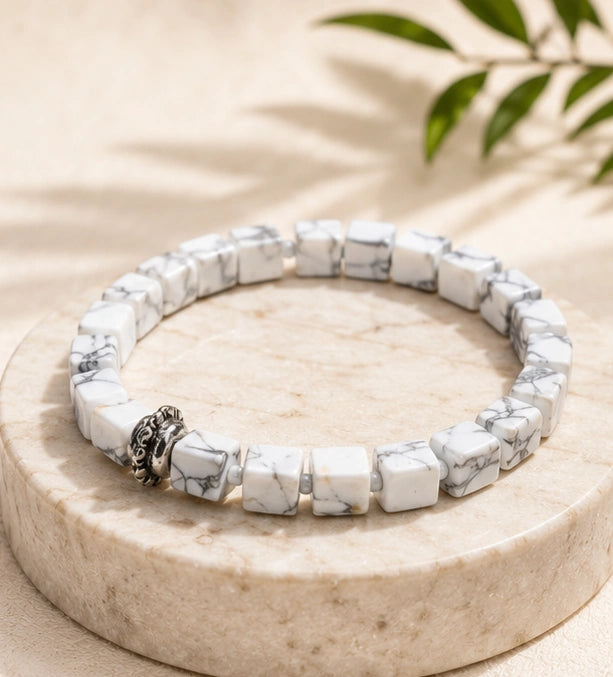 HOWLITE_Emotional Healing Gemstone Bracelet