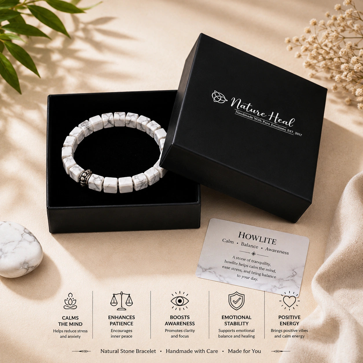 HOWLITE_Positive Energy Bracelet