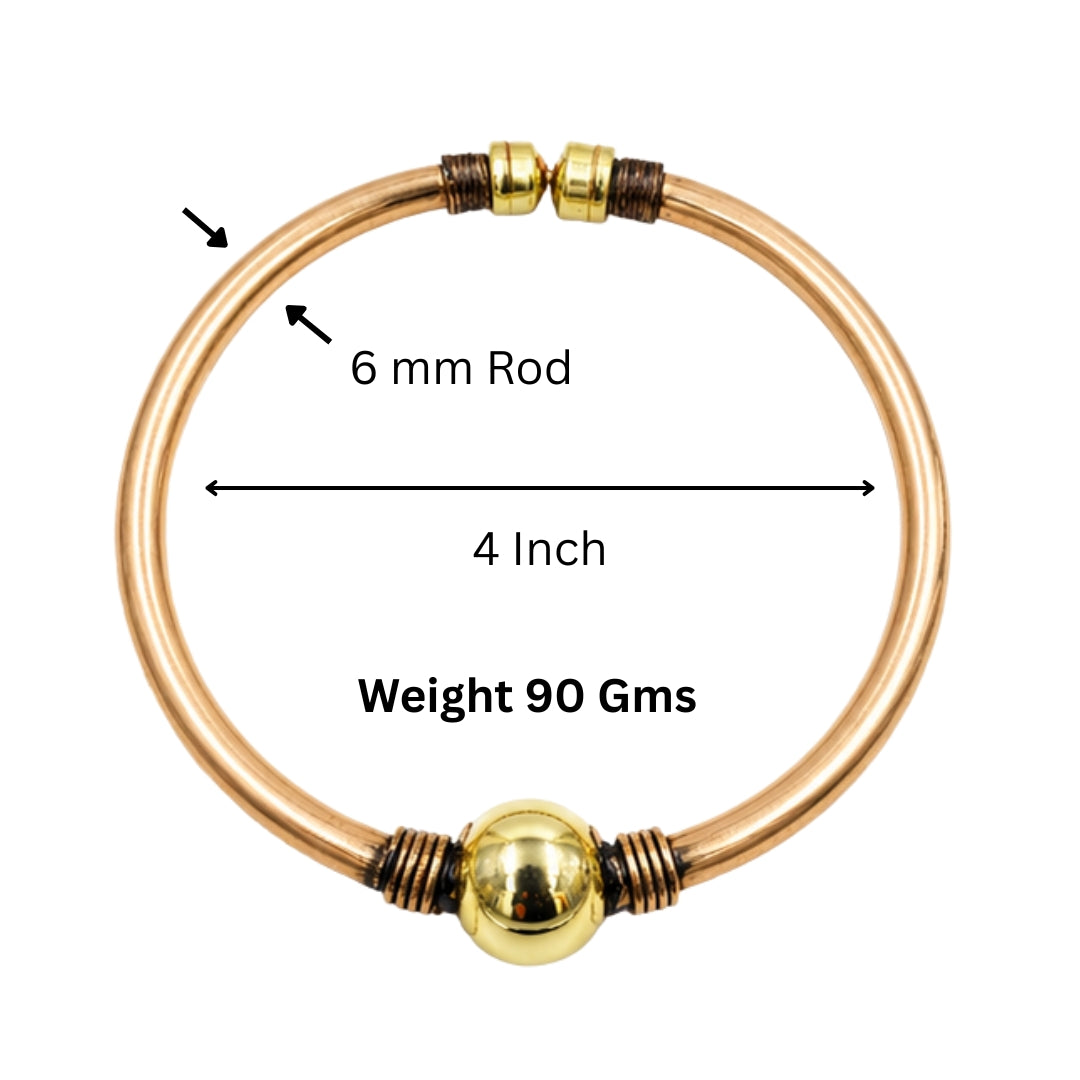 Handcrafted Copper Anklet – Ethnic Adjustable Payal for Daily Fashion