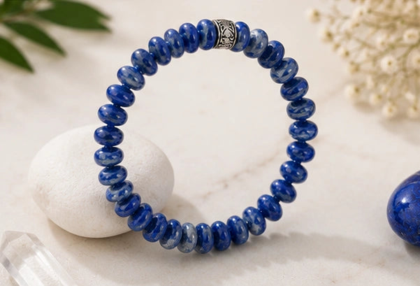 Handmade Lapis Lazuli Bracelet for Men & Women