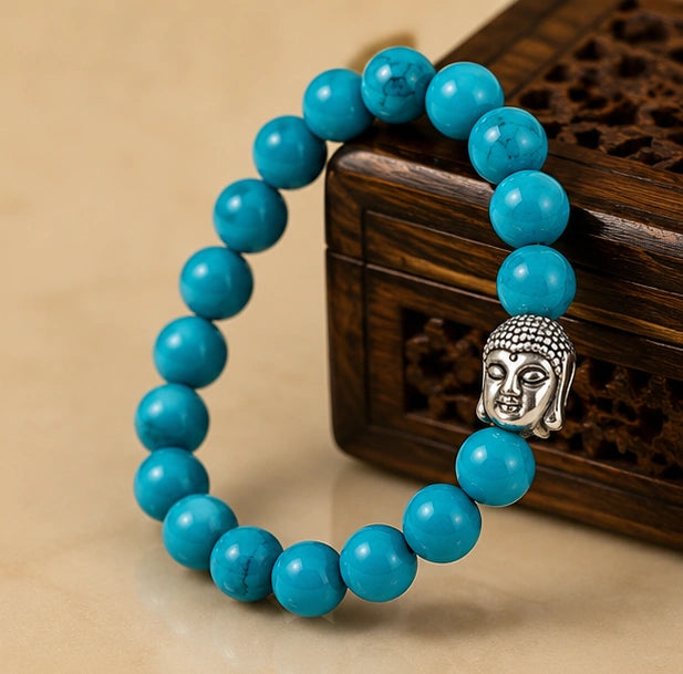 Handmade Turquoise Gemstone Bracelet for Women & Men