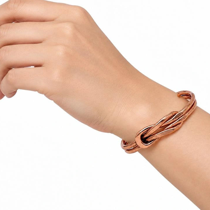 Knot Copper Kada for Men & Women – Ayurvedic Copper Bracelet