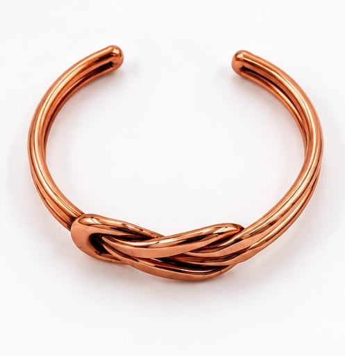 Knot Copper Kada for Men & Women – Ayurvedic Copper Bracelet