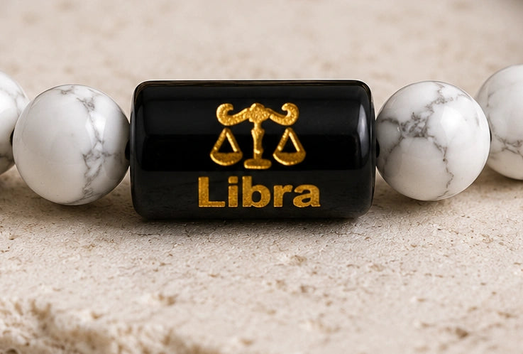 Libra Zodiac Gemstone Bracelet | Certified Natural Crystal Bracelet for Balance, Harmony & Prosperity