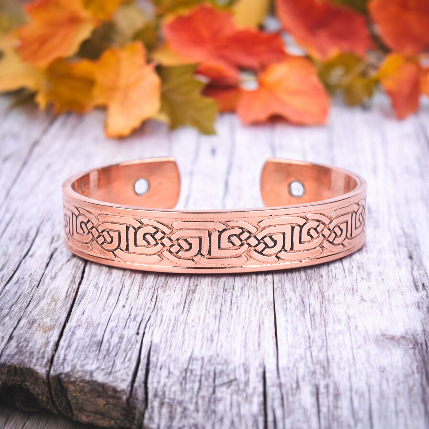 Natural Copper Healing Kada. Unisex magnetic cuff for energy alignment, emotional health & everyday comfort.